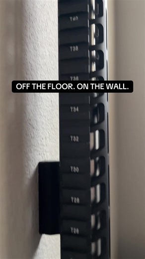 Clean MLOK Wall Mount For Optimal Space Efficiency