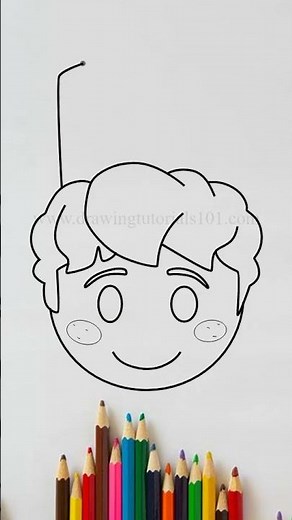 Drawing Alfredo Linguini from Disney Emoji Blitz