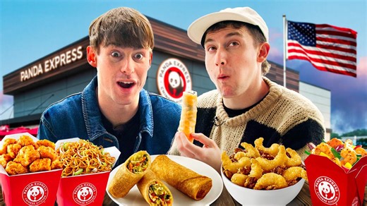 Trying Panda Express for the first time with TikTok stars Andy & Michelle! 🍜🥢
