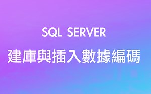 SQLserver建庫與插入數據編碼｜數據文件與日誌文件的定義｜Insert into命令詳解｜SQL命令中的集合、列表描述法