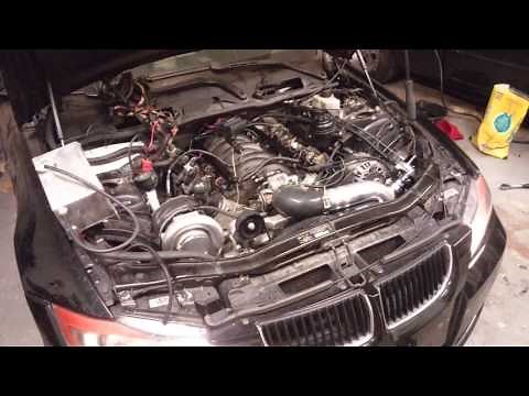 Bmw e90 Ls swap first start