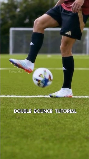 Double bounce Football Freestyle Skills tutorial| How to Learn Basic Football Freestyle Skills