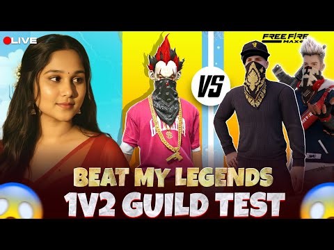 Kushi Girl gaming FreeFire Live In Telugu/1 vs 2 guild trails & Reactions #freefire #girlgamer