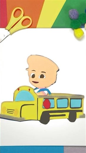 Las ruedas del autobús con Nina 🚌 #Caricaturasparabebés #CoComelonEspañol #Autobús