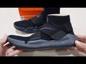 Unboxing NIKE FREE RN FLYKNIT MOTION 2018 TRIPLE BLACK WORLD BEST ROAD RUNNING SHOES (100% ORIGINAL)