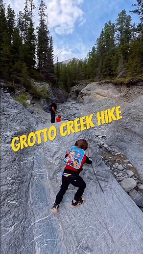 Best Family Hike Near Canmore, Alberta | Grotto Creek (Canyon) Trail with Kids 🏔️ #TravelAlberta