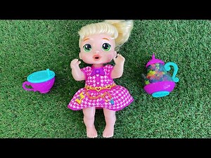 Satisfying with Unboxing Cute Baby Alive Doll Changing Diaper Play - Set Collection | ASMR video