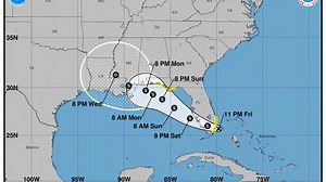 Tropical Depression 19 forms off the coast of Florida