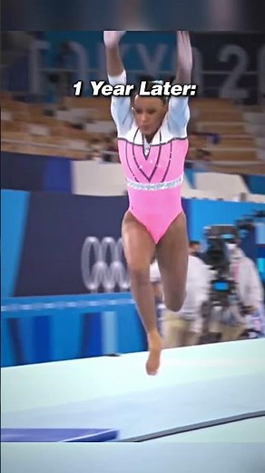 Brazil's first Olympic champ in Women's Gymnastics🥇 #gymnastics #sports #comeback #vault