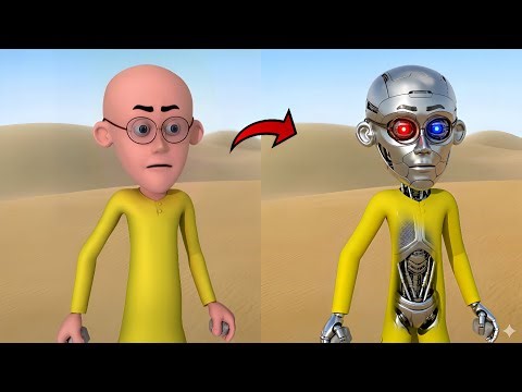 Motu Patlu Cartoon Characters as Robot 🤖