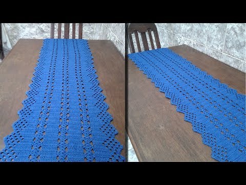 CAMINHO DE MESA - TUTORIAL CROCHÊ PASSO A PASSO