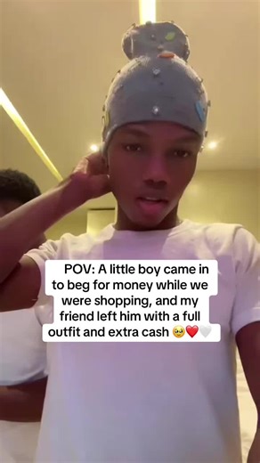 This is how you change someone’s day🥹❤️ he was so happy and thankful🥹 I’m so proud of my friend @GODSTIME #newyear #kindness #Love #fyp #viral