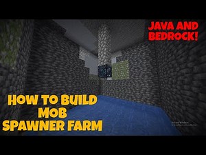 How to build a Mob Spawner Farm in Minecraft Java AND Bedrock