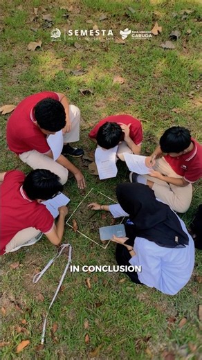 Today we learned how to use a line transect to observe insects and plants in our school environment✨