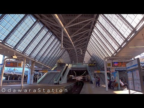 小田原駅構内/Odawara Station Yard【4K HDR】
