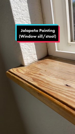 How to Decorate Window Sill: Chaotic Colourful Paint Windowsill