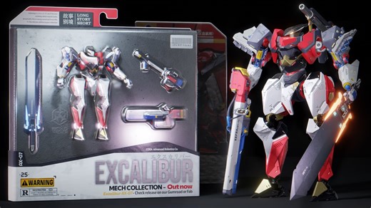 Customizable Mecha character - Excalibur