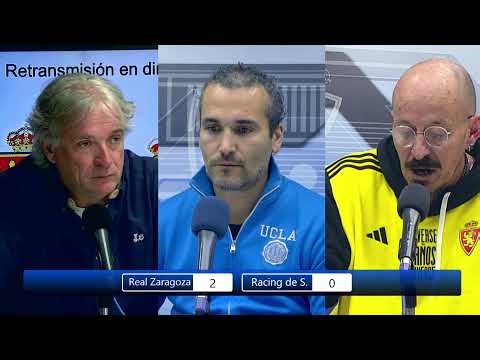 Retransmisión Real Zaragoza - Racing de Santander | Domingo, 29/03/2026