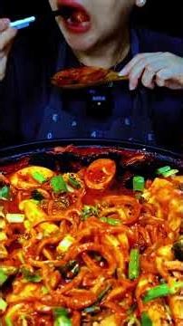 🔥 Spicy Stir-Fried Rice Cake Platter | Korean Tteokbokki Platter | Ultimate Street Food Feast 🌶️🍽️