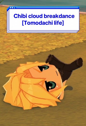 Chibi Cloud Breakdances in Tomodachi Life (FF7)