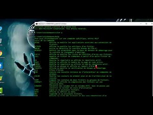 Accéder à la liste des commandes MS DOS commande d'aide, commande help, windows xp,7,8,10