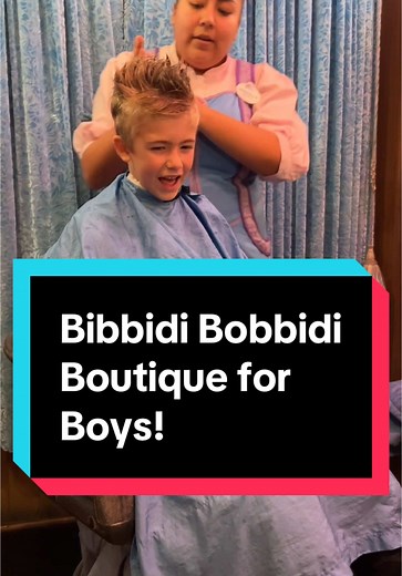 Bibbidi Bobbidi Boutique for Boys at Disneyland