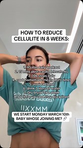 On March 10th, I’m starting my 8-week reduced cellulite program, and I’m documenting everything - step by step, showing exactly what I’m doing to tone up, tighten, and reduce cellulite. I haven’t trained in 7 weeks, and I’m definitely seeing more cottage cheese cellulite on my legs, so it’s time to lock in! If you want to join me, make sure to hit the link in bio - only a few spots left! 💪🔥 This circle of girls is about to go all in, and I can’t wait to get started. Let’s do this together! 👏✨