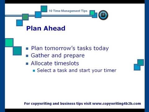 10 Effective Time Management Tips