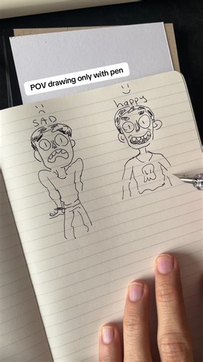 Are you sad or happy today? #artprocess #drawing #drawingstyle | drawing art