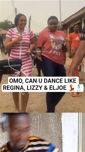 Happy day with Regina Daniels, Lizzy Gold and ELJOE are grooving awesomely💃🕺