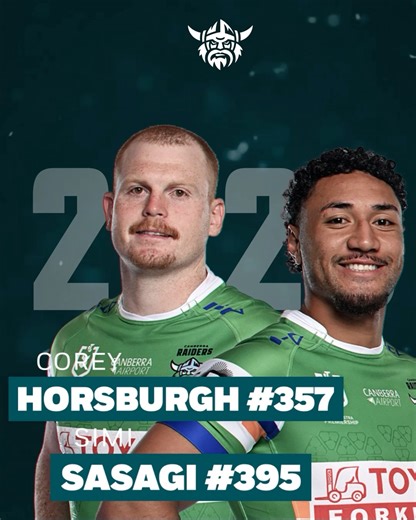 Congratulations to Corey Horsburgh and Simi Sasagi, our 2025 NRL Coaches’ Award recipients. #WeAreRaiders #MeningaMedal | Canberra Raiders