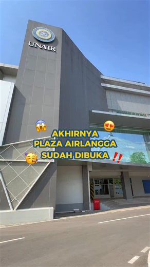 Mahasiswa UNAIR wajib tahu 🚨 Plaza Airlangga resmi dibuka! Tempat nugas dan ruang diskusi beserta penawaran menarik siap menemani aktivitas kampusmu 💙✨ | Universitas Airlangga