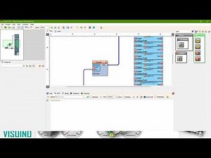 Visuino LED Text Eingabe Ausgabe