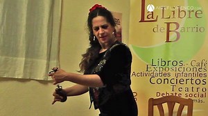 VÍDEO FLAMENCO: El arte de Raquela Ortega con sus castañuelas, el pasado 12 de febrero en La Libre Flamenco, en La Libre de Barrio de Leganés (Madrid) ¡Dale al play! | aireflamenco.com