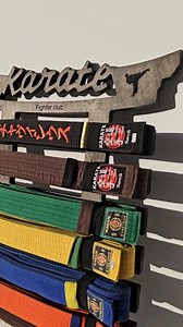 Karate Belt Display, Custom Name Medal Display Taekwondo Belt Rack, Wooden Karate Display Rack, Martial Arts Display, Personalized Belt Rack - Etsy