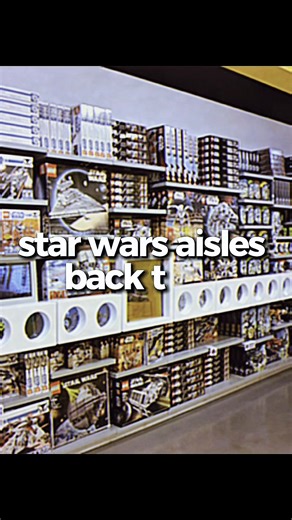 Our Star Wars aisles are better than back then. #lego #fargobrickco #legostarwars #nostalgia #fyp