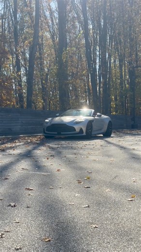 18K views · 498 reactions | A complete look at our 2025 Aston Martin DB12 Volante Finished in Lightning Silver with a Chancellor Red Interior Available at Aston Martin Cleveland | Aston Martin Cleveland | Facebook