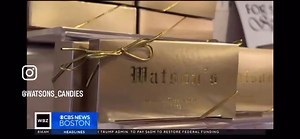 Last week we were visited by Jordyn from WBZ / CBS News Boston! We got to walk her through the shop & history of Watson's. Thank you Jordyn for spending the time & featuring us in your Small Business Shoutout! We hope to see you again soon! 🍫✨ You can see the full interview on their youtube page! | Watson's Candies