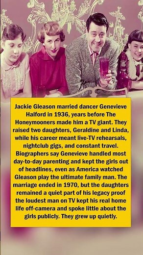 Gleason Played Dad on TV
