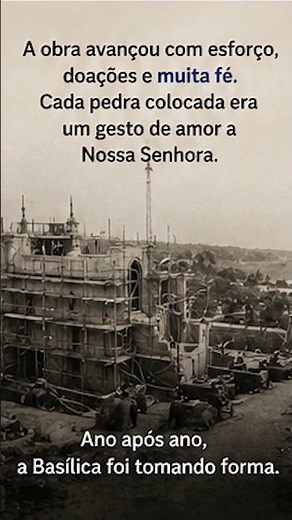 História da construção da Basílica de Nossa Senhora de Fátima Portugal #nossasenhoradefatima #Fatima