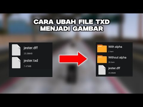 HOW TO CONVERT TXD FILE TO GTA SA ANDROID IMAGE | VERY EASY