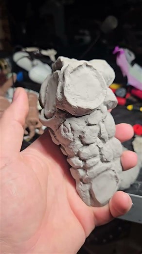More Progress On The #Godzilla Unleashed Obsidius Figure For Making A Sofubi