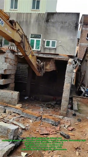 Total Destruction Watch this Excavator Demolish a House in Minutes
