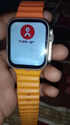 public app in t800 ultra smartwatch me code #shorts #viral #trending #appfail #androidapk