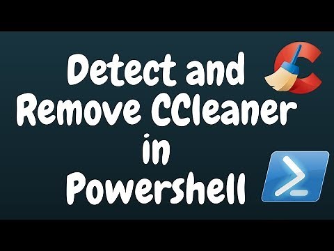Detect and Remove CCleaner in Powershell