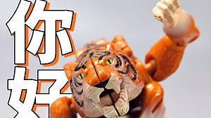 奇葩老虎能变人类？来自上个世纪末的猎奇玩具！变形金刚Animorphs 动物变形人 老虎Jake