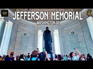 Jefferson Memorial Walk Tour Washington, D.C. [4K]