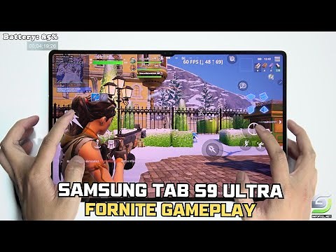 Samsung Galaxy Tab S9 Ultra Fortnite Gameplay Update 2024 | Snapdragon 8 Gen 2