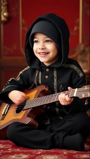 Genius Child Prodigy Stuns Audience With Guitar Masterpiece #cute #music #guitar #guitarcover #baby