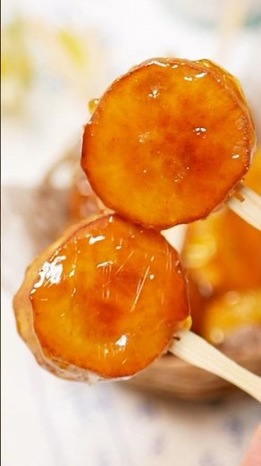 見てもツヤツヤ食べてもパリパリおうちで作るさつま芋あめThe sound of Sweet potato candy #asmr #recipe #cooking